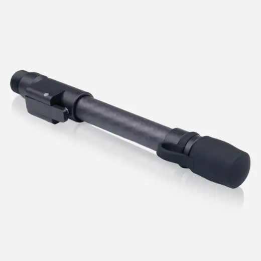 SPARTAN Tac Leg – Standard Lightweight spring-assisted legs (66 g) with one-handed height adjustment (18–23 cm). Tungsten tips with rubber boots. Compatible with Spartan bipods and tripods. Sold separately (1 leg).